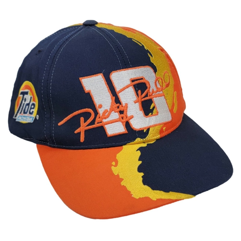 Ricky Rudd 10 Tide Racing Hat‎ Track Gear NASCAR Snapback Men OSFA Color Splash
